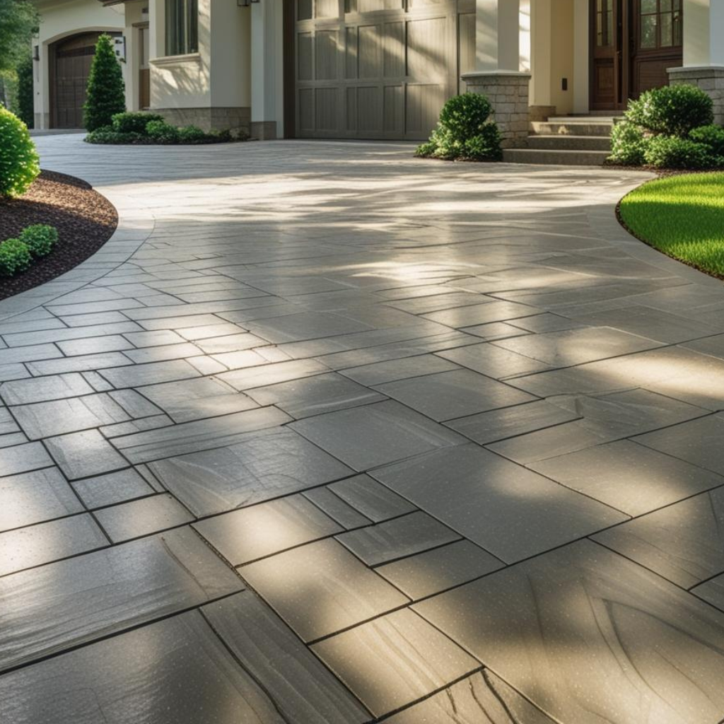 Expert Imprinted Concrete Driveway in Elton