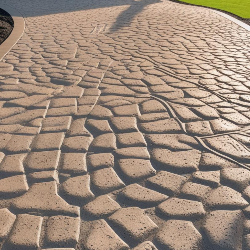 Imprinted Concrete Driveway Services by Elton driveway company